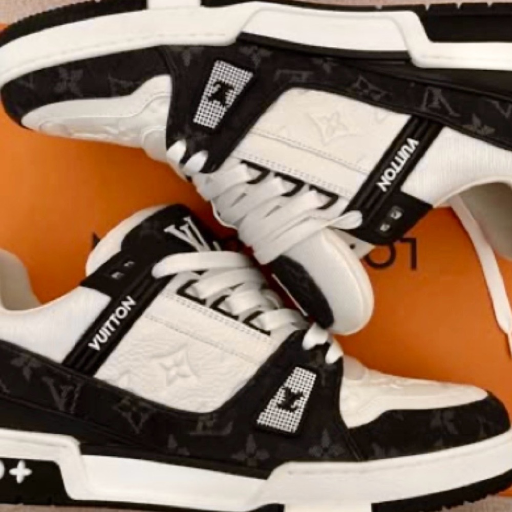 Louis Vuitton Monochrome Athletic Shoes